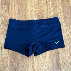 Nike Women's Dark Blue Athletic Shorts